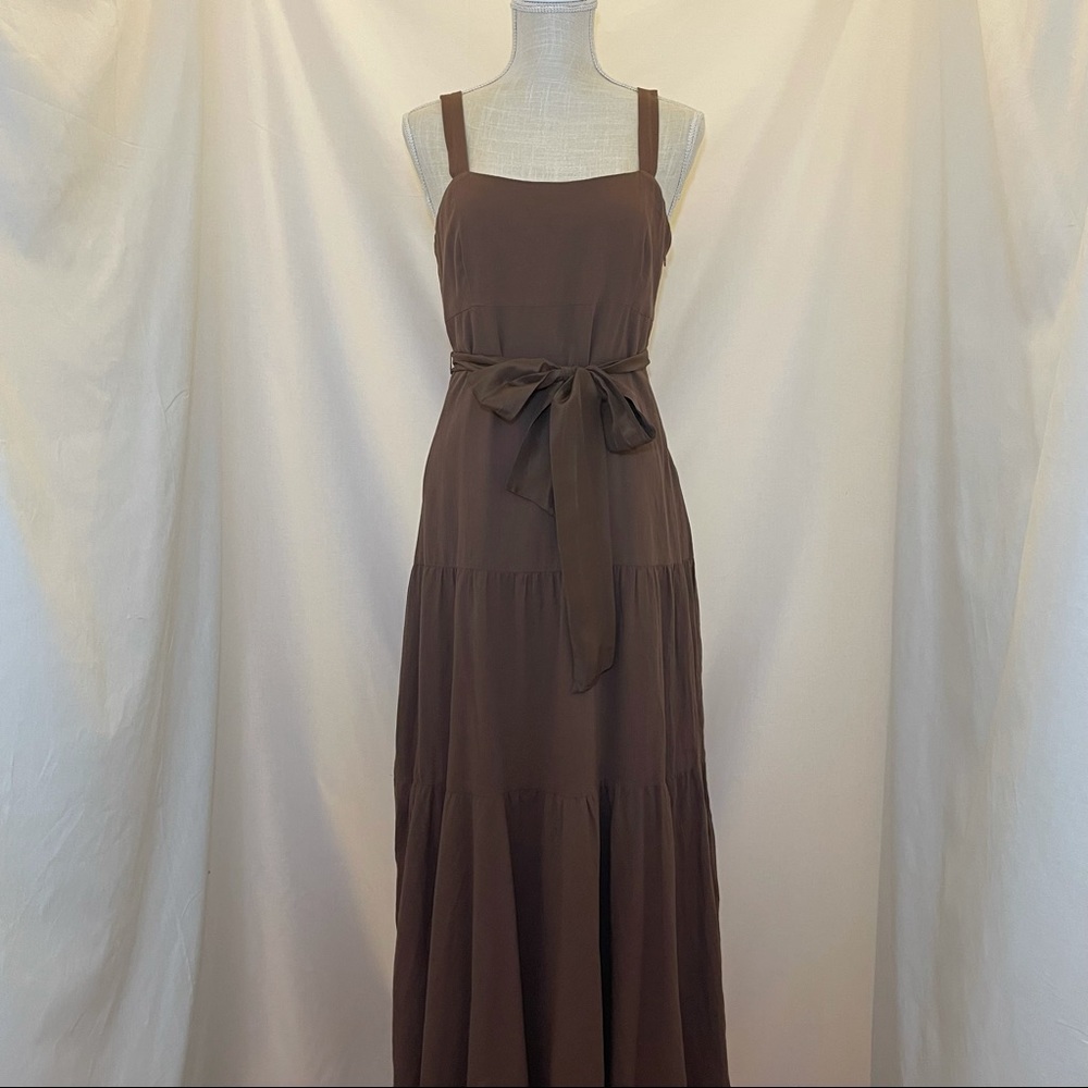 Maeve Brown Maxi Dress